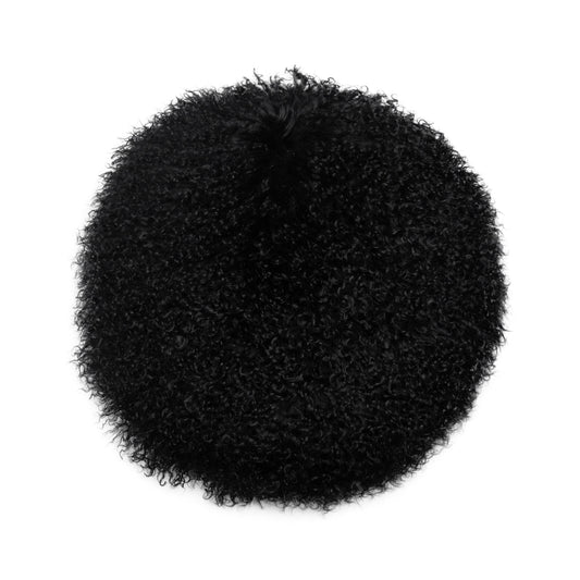 New Zealand 16" Sheepskin Round Throw Pillow
