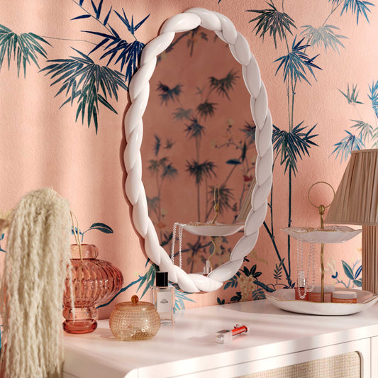 Agnes 23.6"X35.4" Oval Wall Mirror