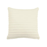 Furry 21" Vegan Fur Square Throw Pillow Cover