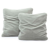 Tipsy Upcycled Chenille Square Floppy Throw Pillow (20"-24")