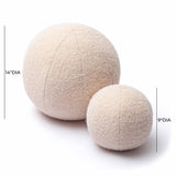 Boba Long Mohair Ball Throw Pillow (9"-14")