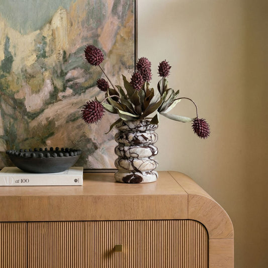Marble Layered Decorative Vase