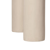 Barbara 47" Cream Textured Indoor/Outdoor Round Dining Table