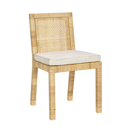 Amara Cream Contract-Grade Linen Dining Chair