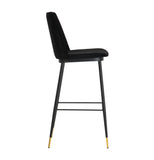 Evora Velvet Counter Stool - Set of 2