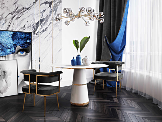 Astrid Performance Velvet Dining Chair
