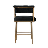 Astrid Performance Velvet Stool