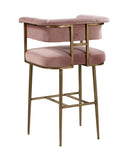 Astrid Performance Velvet Stool