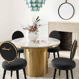 Kylie Performance Velvet Dining Chair