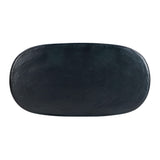 Elika 80" Faux Plaster Indoor / Outdoor Oval Dining Table
