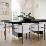 Chelsea 96" Oak Wood Rectangular Dining Table