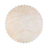 Blossom 54" Washed Faux Travertine Finish Indoor/Outdoor Round Dining Table