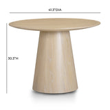 Sahara Round Oak Dining Table (41"-60")