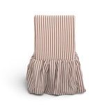 Gertrude Striped Performance Linen Skirted Dining Chair