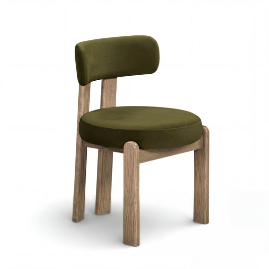 Odessa Green Performance Velvet Dining Chair