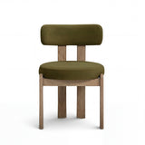Odessa Green Performance Velvet Dining Chair