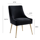 Beatrix Performance Velvet Dining Chair