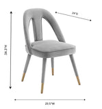 Petra Performance Velvet Dining Chair