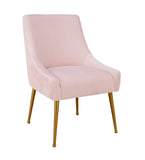 Beatrix Pleated Performance Velvet Dining Chair