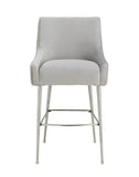 Beatrix Pleated Performance Velvet Stool