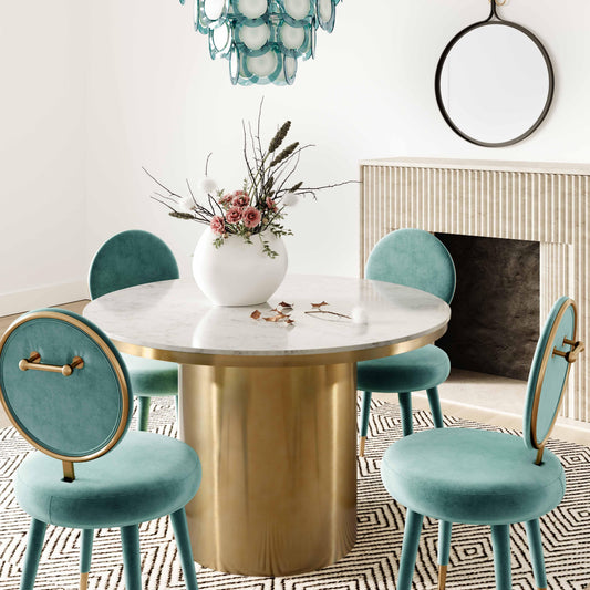 Kylie Performance Velvet Dining Chair