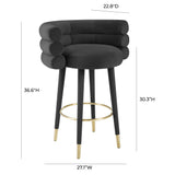 Betty Performance Velvet Stool