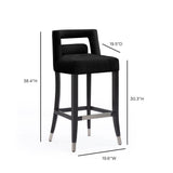 Hart Performance Velvet Stool