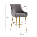 Beatrix Performance Velvet Stool