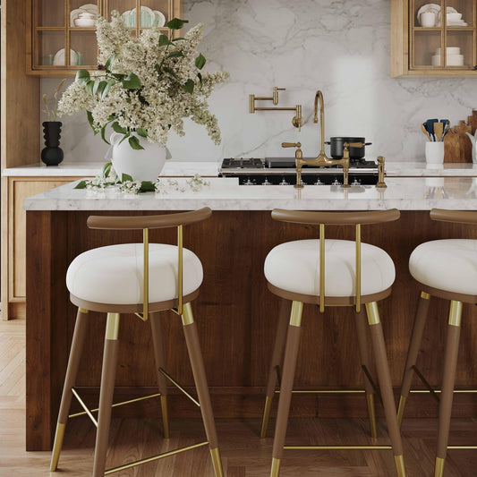 Juniper Performance Velvet Stool