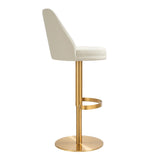 Maven Performance Vegan Leather Adjustable Swivel Stool