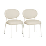 McKenzie Performance Vegan Leather Stackable Dining Chair - Set of 2