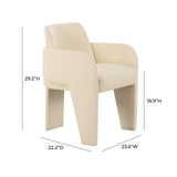 Leo Performance Vegan Leather Dining Chair