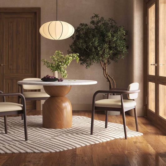 Betsy Taupe Contract-Grade Vegan Leather Dining Chair