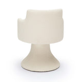 Jeffree Performance Boucle Swivel Dining Chair
