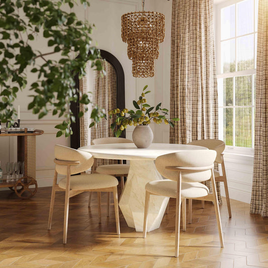 Zinea Performance Textured Velvet Dining Chair