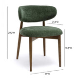 Zinea Performance Textured Velvet Dining Chair