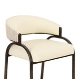 Tatum 2-Tone Performance Vegan Leather Counter Stool