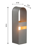 Arther Grey Tall Table Lamp