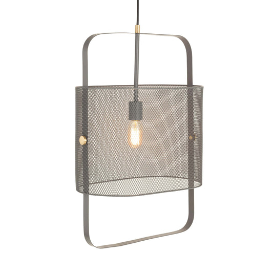 Klaus Large Grey Metal Pendant Lamp