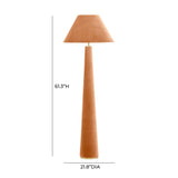 Graham Velvet Floor Lamp