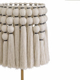 Tutu Cream Cotton Tasseled Floor Lamp