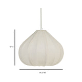 Zubeda Cotton Teardrop Pendant Lamp