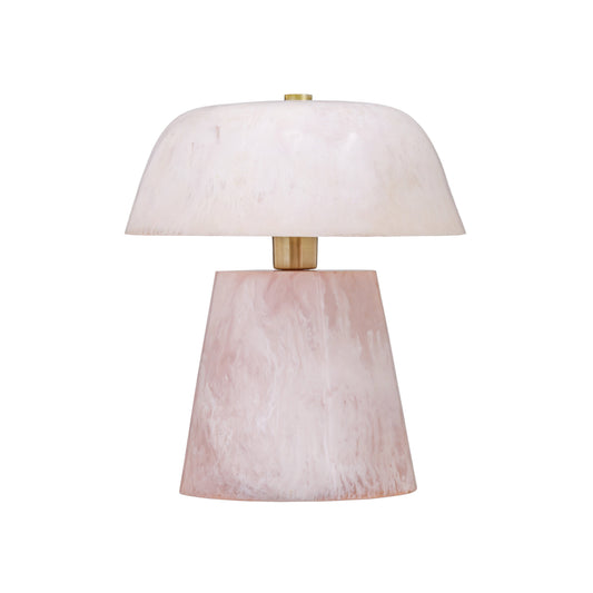 Pouty Pink Resin Table Lamp