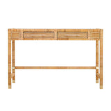 Amara 47" Woven Rattan Desk