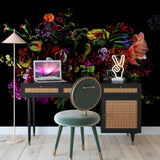 Sierra 60" Cane 3-Drawer Desk With Storage