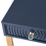 Janie 52" Lacquer 3-Drawer Desk