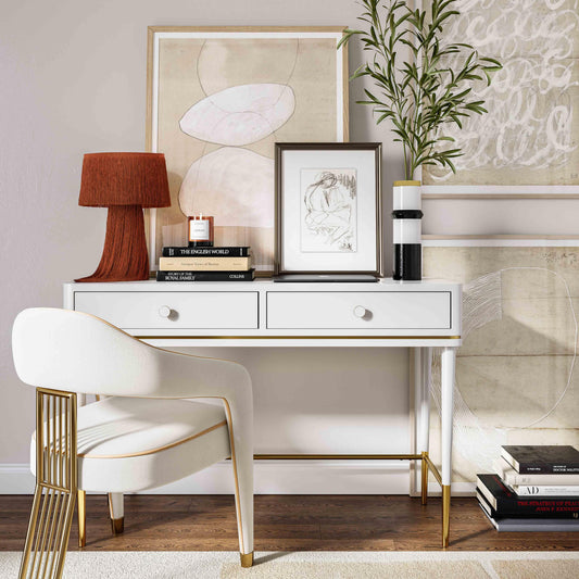 Mariah 46" 2-Drawer Desk