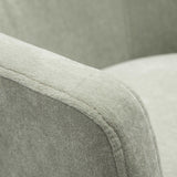 Kristen Upcycled Contract-Grade Chenille Rolling Desk Chair
