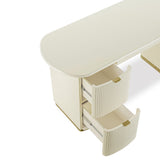 Francesca 58" 3-Drawer Desk