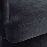 Kristen Upcycled Contract-Grade Chenille Rolling Desk Chair